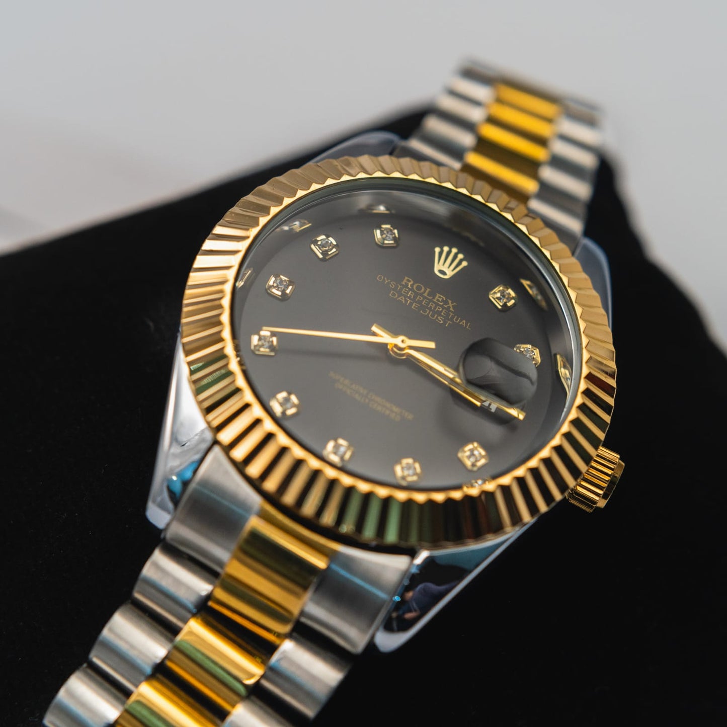 Rolex Date Just President Chain Watch