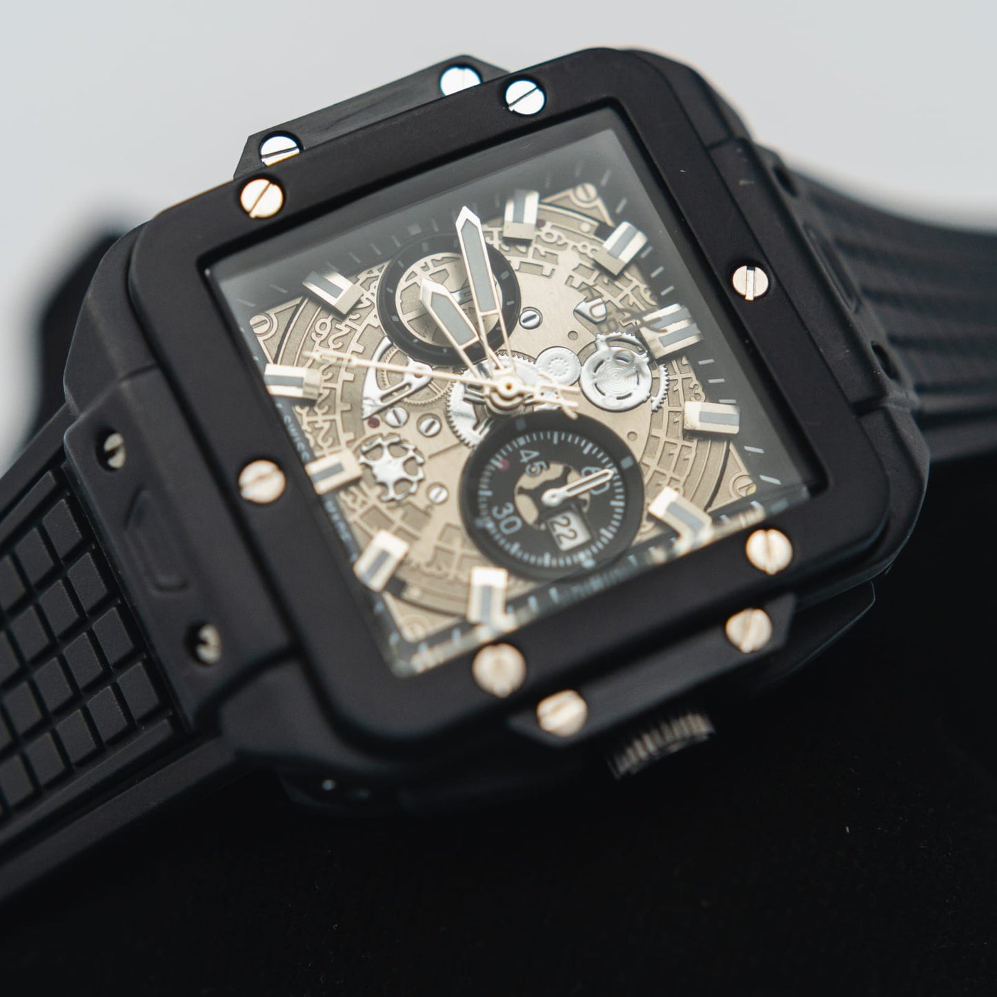 Hublot Mate Finishing Rubber Strap Watch